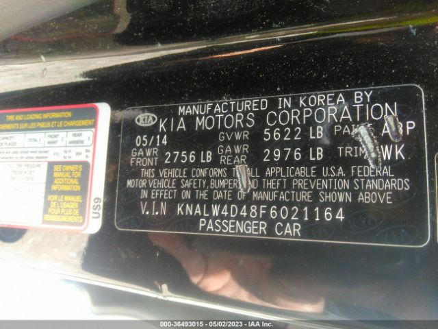 KNALW4D48F6021164 KIA K900 Luxury