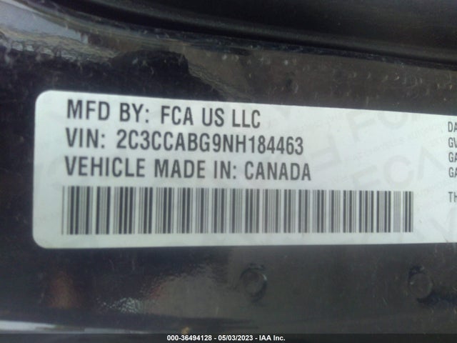 Chrysler 300 300s 2022 2C3CCABG9NH184463 Image 9