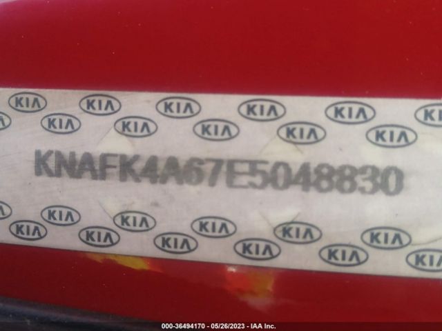 KNAFK4A67E5048830 KIA FORTE LX