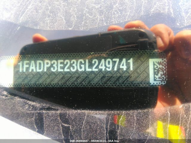 1FADP3E23GL249741 Ford FOCUS S