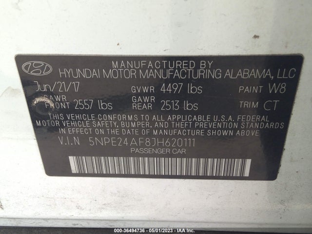 Hyundai SONATA SE 2018 5NPE24AF8JH620111 Image 9
