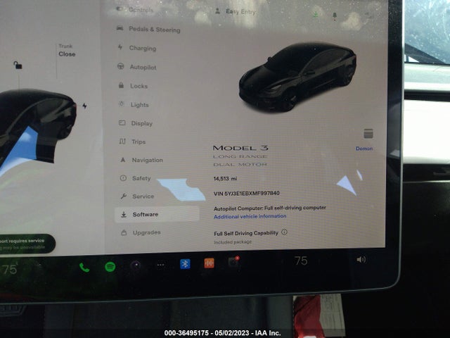 Tesla Model 3 Long Range 2021 5YJ3E1EBXMF997840 Image 8