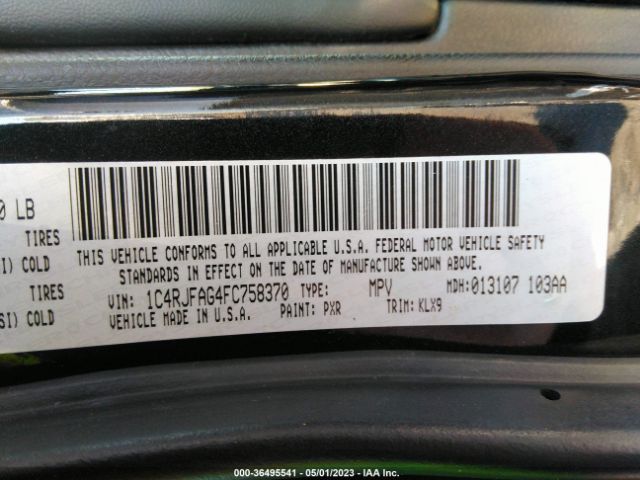 1C4RJFAG4FC758370 Jeep Grand Cherokee Altitude