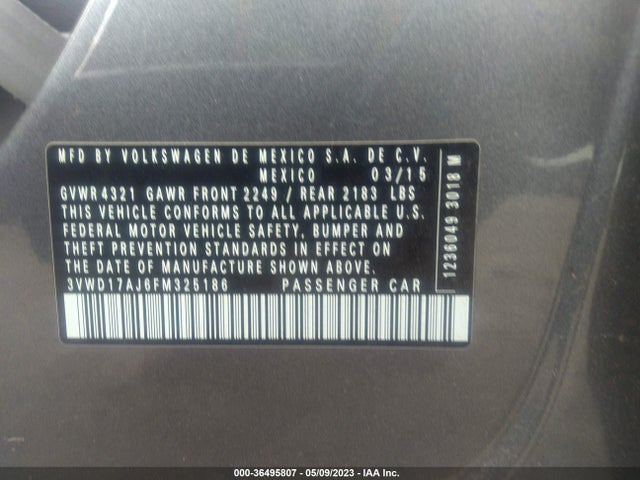 3VWD17AJ6FM325186 Volkswagen Jetta Sedan 1.8t Sport