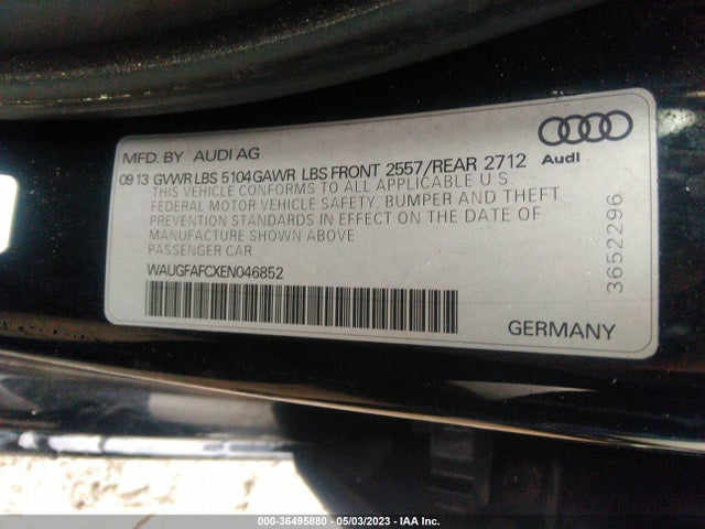 WAUGFAFCXEN046852 Audi A6 2.0t Premium Plus