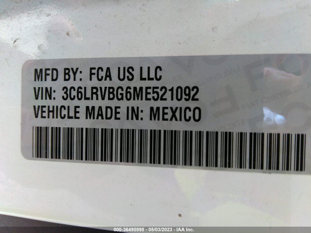 RAM Promaster Cargo Van 2021 3C6LRVBG6ME521092 Image 10