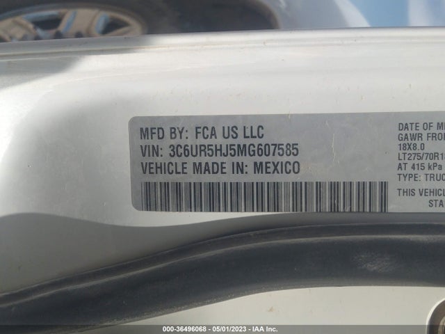 3C6UR5HJ5MG607585 RAM 2500 Tradesman