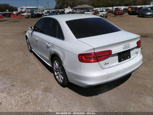 2014 AUDI A4 PREMIUM PLUS VIN: WAUFFAFLXEN013104