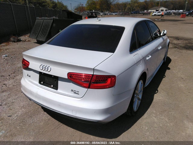 2014 AUDI A4 PREMIUM PLUS VIN: WAUFFAFLXEN013104