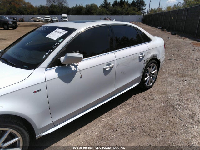 2014 AUDI A4 PREMIUM PLUS VIN: WAUFFAFLXEN013104