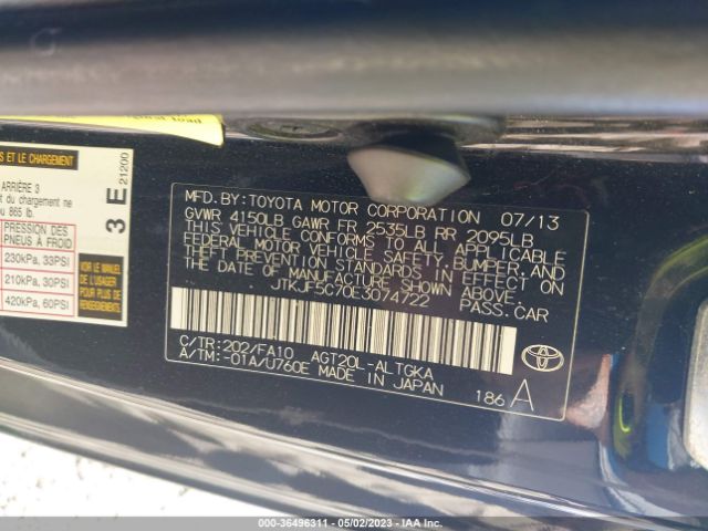 JTKJF5C70E3074722 Scion TC