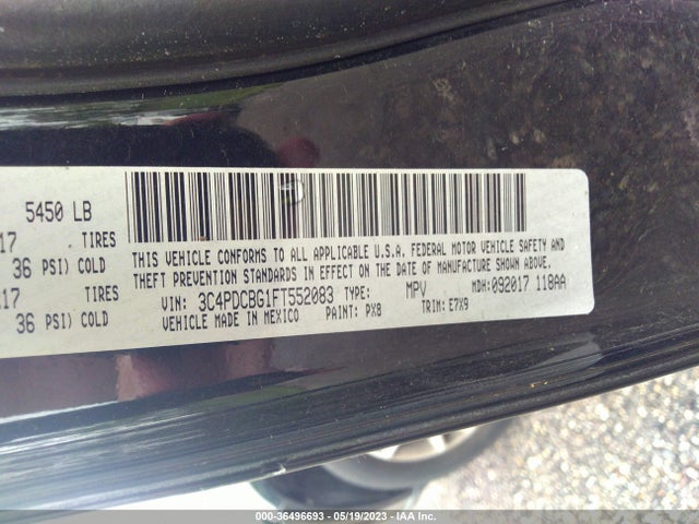 Dodge Journey Sxt 2015 3C4PDCBG1FT552083 Image 9