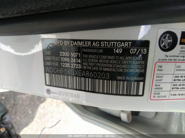 WDDHF5KBXEA860203 Mercedes-Benz E-class E 350