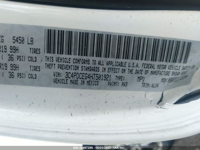 3C4PDCEG4HT501921 Dodge JOURNEY GT