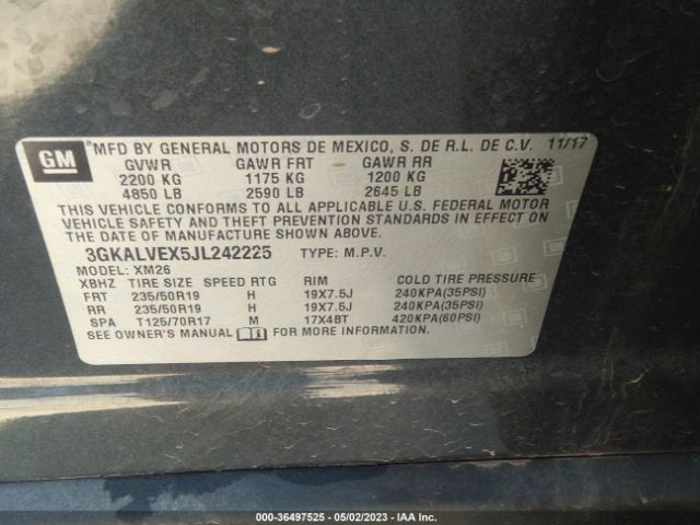 3GKALVEX5JL242225 GMC Terrain Slt