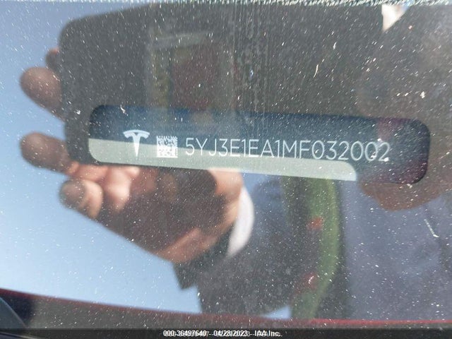 Tesla Model 3 Standard Range Plus 2021 5YJ3E1EA1MF032002 Image 11