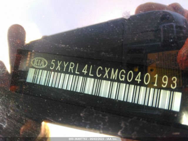 5XYRL4LCXMG040193 KIA SORENTO S