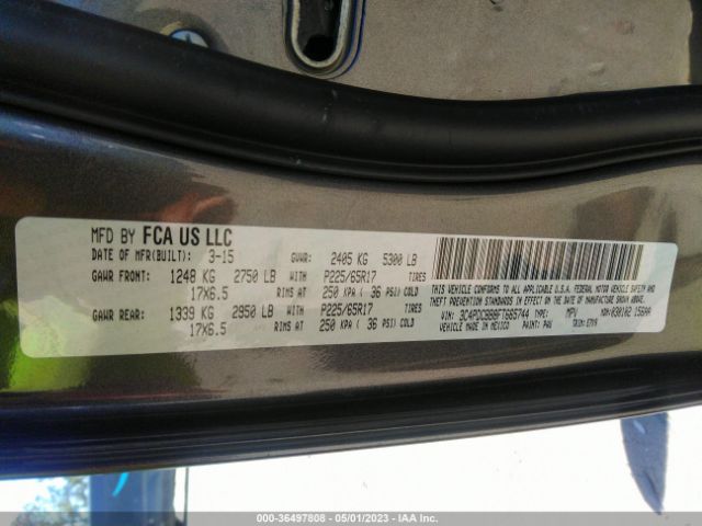 3C4PDCBB8FT665744 Dodge Journey Sxt