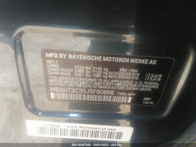 WBXHT3C35J5F90868 BMW X1 Xdrive28i