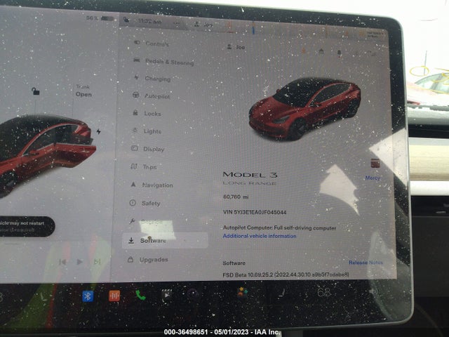 Tesla Model 3 Range Battery 2018 5YJ3E1EA0JF045044 Image 9