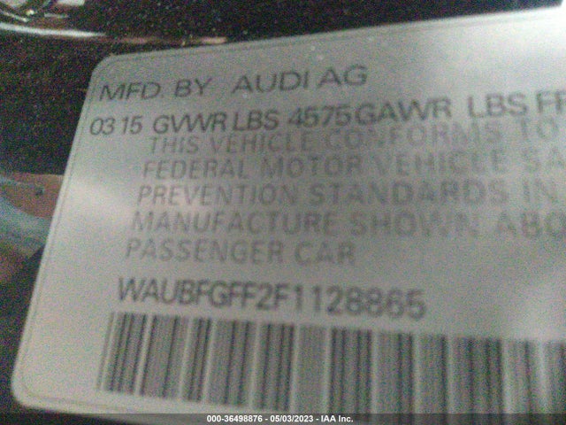 WAUBFGFF2F1128865 Audi S3/a3 2.0t Premium