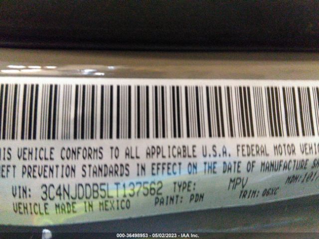 3C4NJDDB5LT137562 Jeep Compass Trailhawk