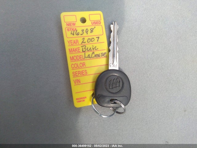 2007 BUICK LACROSSE CX VIN: 2G4WC582671186349