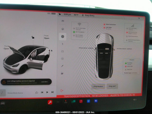 Tesla Model Y Long Range 2023 7SAYGDEE5PF631304 Image 13