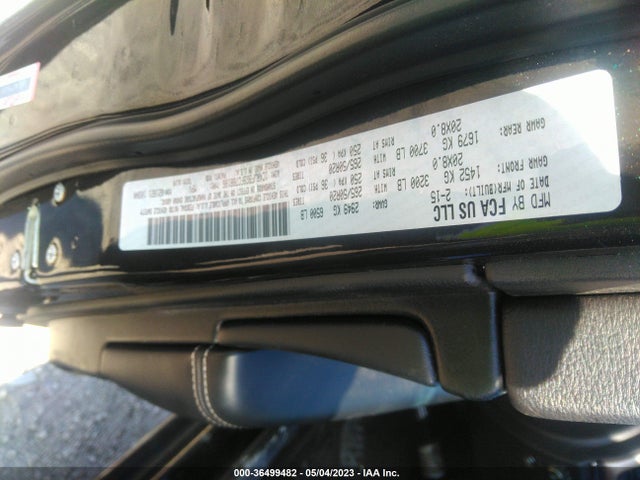 2015 JEEP GRAND CHEROKEE LIMITED VIN: 1C4RJFBG9FC788186