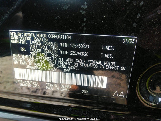2023 Subaru Solterra, VIN: JTMABABA5PA016029