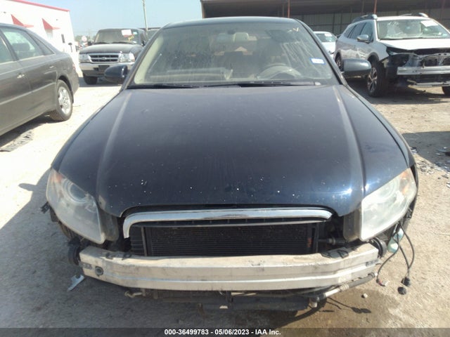 2006 AUDI A4 2.0T VIN: WAUDF78E46A256067
