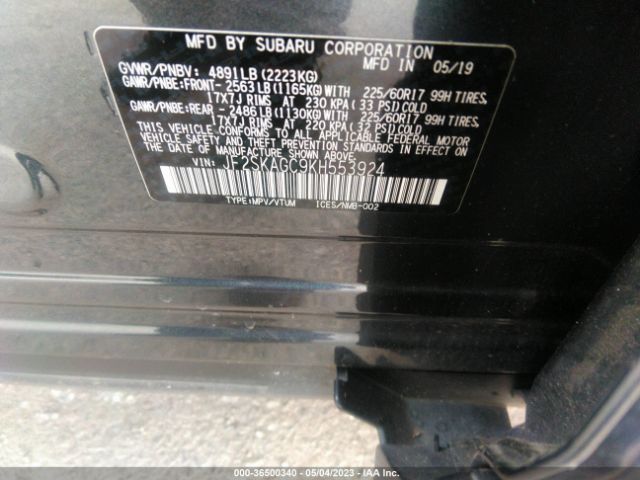 JF2SKAGC9KH553924 Subaru Forester Premium