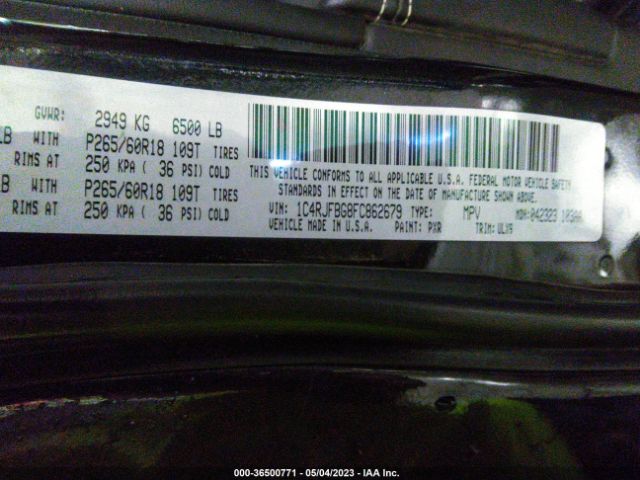 1C4RJFBG8FC862679 Jeep Grand Cherokee Limited
