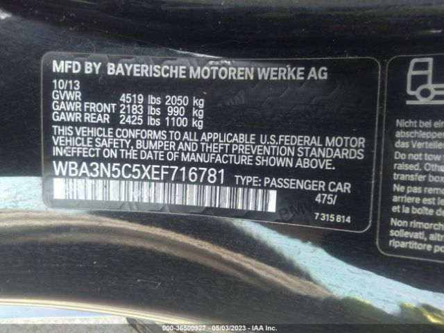 WBA3N5C5XEF716781 BMW 4 Series 428i Xdrive