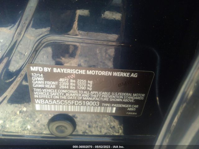 WBA5A5C55FD519003 BMW 5 Series 528i