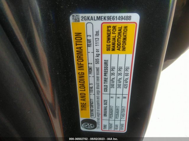 2GKALMEK9E6149488 GMC Terrain Sle