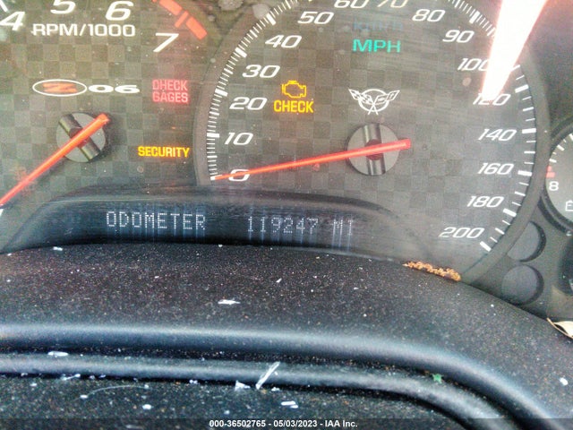 2001 CHEVROLET CORVETTE Z06 VIN: 1G1YY12S415115231