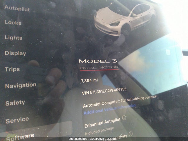 Tesla Model 3 Performance 2023 5YJ3E1EC2PF406753 Image 7
