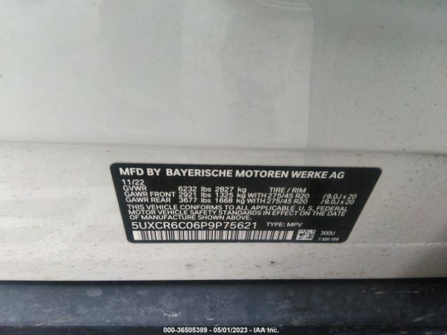 5UXCR6C06P9P75621 BMW X5 Xdrive40i