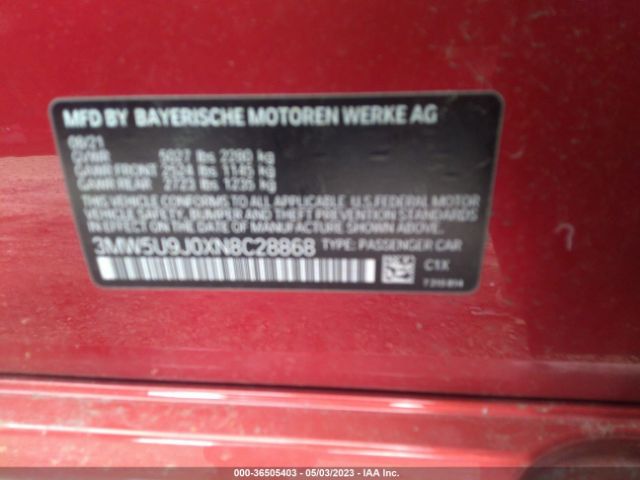3MW5U9J0XN8C28868 BMW 3 Series M340i Xdrive
