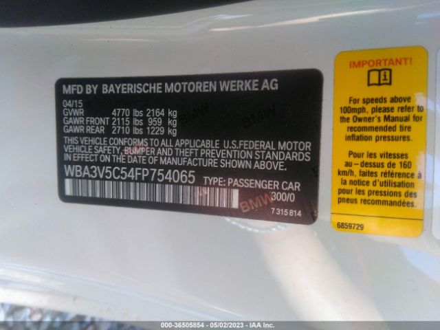 WBA3V5C54FP754065 BMW 4 Series 428i