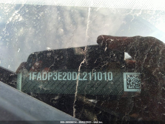 2013 FORD FOCUS S VIN: 1FADP3E20DL211010