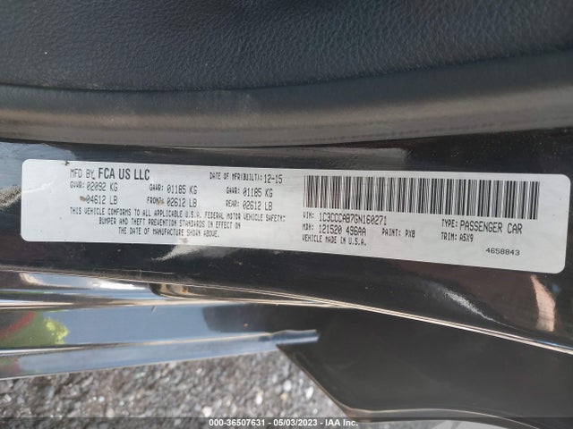 Chrysler 200 Limited 2016 1C3CCCAB7GN160271 Image 9