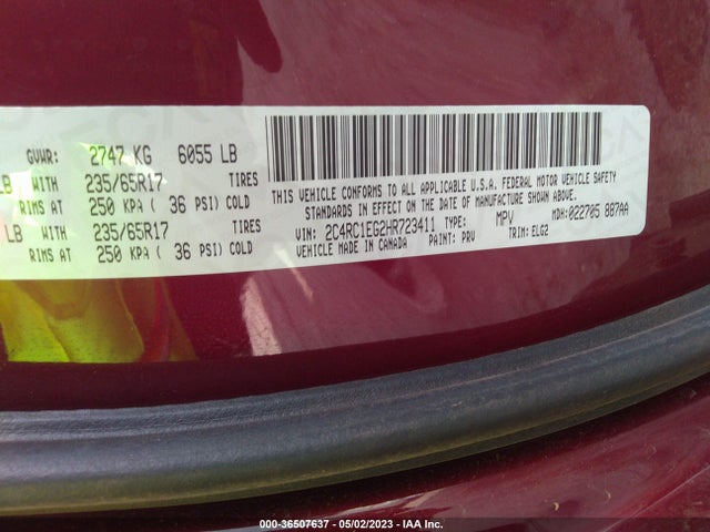 2C4RC1EG2HR723411 Chrysler Pacifica Touring-l Plus