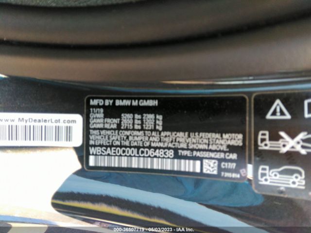 WBSAE0C00LCD64838 BMW M8