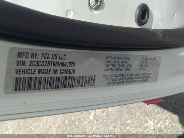 2C3CDZBT9MH641828 Dodge Challenger R/t