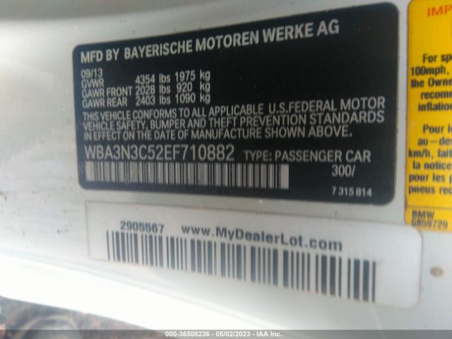 WBA3N3C52EF710882 BMW 4 Series 428i