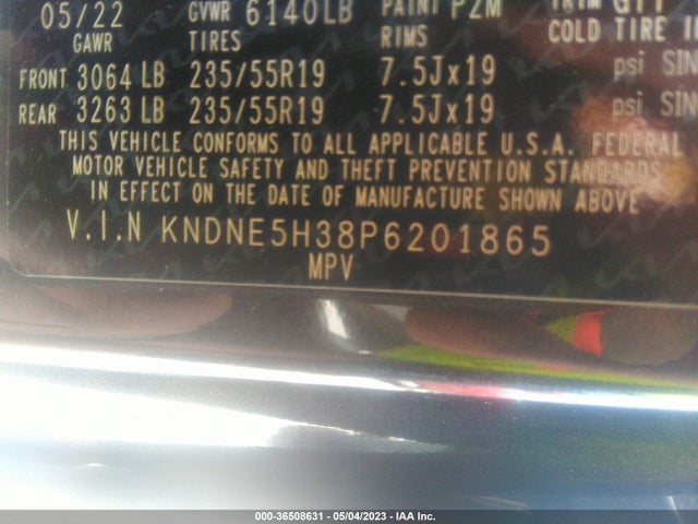 2023 Kia Carnival, VIN: KNDNE5H38P6201865