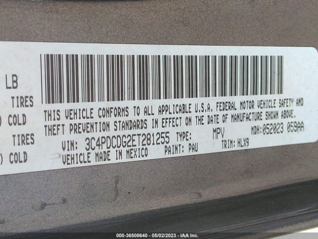 3C4PDCDG2ET281255 Dodge Journey Limited