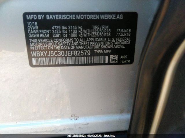 WBXYJ5C30JEF82579 BMW X2 Xdrive28i